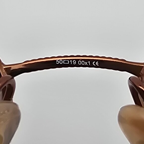 Christian Dior CD3527/J 15V Brown Pearl Semi-Rimless Eyeglasses Frame Austria - Picture 8 of 13